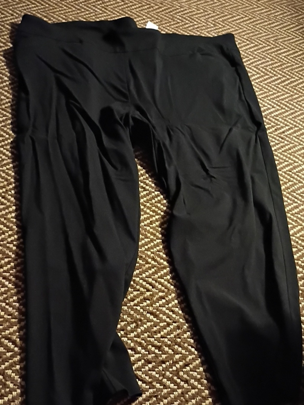 Terra & Sky Black Pull-On Stretch Pants